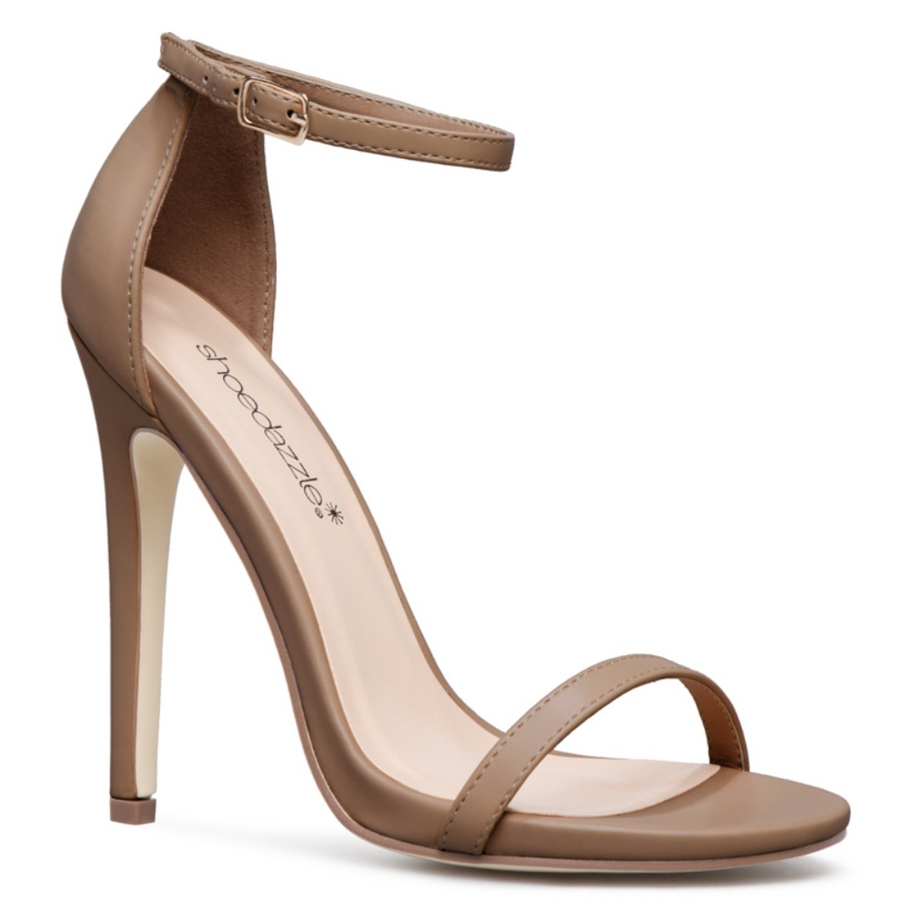NWT Shoedazzle Women two strap heel sandal